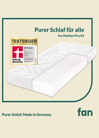 7-zone koudschuimmatras “fan Medisan Plus KS”