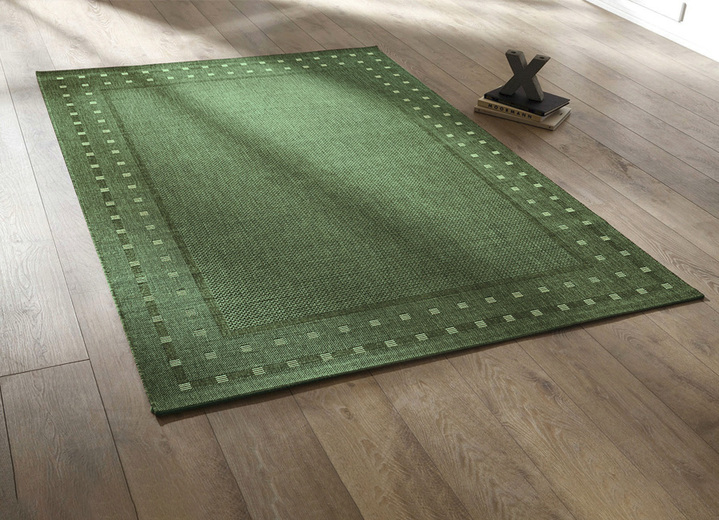 Tapijten - Duurzame bruggen en tapijten, in Größe 112 (vloerkleed, 60 x 110 cm) bis 288 (tapijt, 240 x 340 cm), in Farbe GROEN Ansicht 1