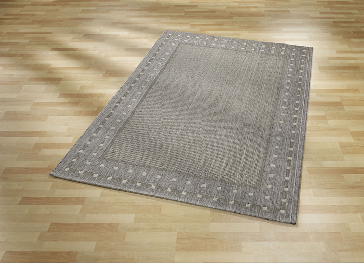 Tapijten - Duurzame bruggen en tapijten, in Größe 112 (vloerkleed, 60 x 110 cm) bis 288 (tapijt, 240 x 340 cm), in Farbe LICHTGRIJS Ansicht 1