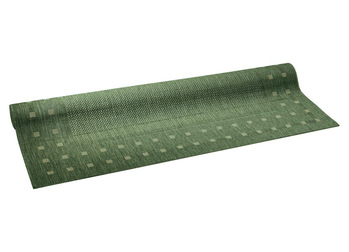 Tapijten - Loper op maat gemaakt, in Größe 102 (Loper, 67 cm breed) bis 106 (Loper, 100 cm breed), in Farbe GROEN Ansicht 1