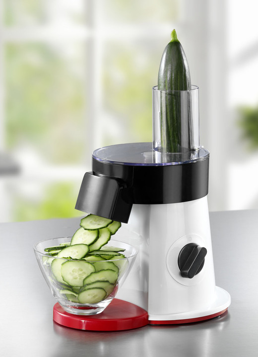 - Multigrater - snel en eenvoudig raspen, plakjes en reepjes snijden, in Farbe WIT Ansicht 1