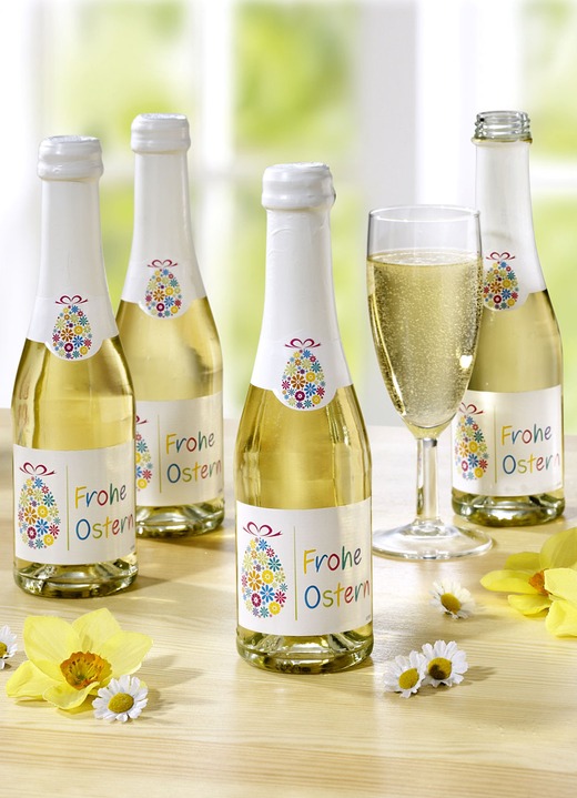 Pasen - Secco vrolijk Pasen, set van 4, in Farbe