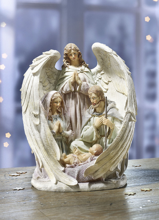 Kerstmis - Kerststal-tafereel, in Farbe MULTICOLOR