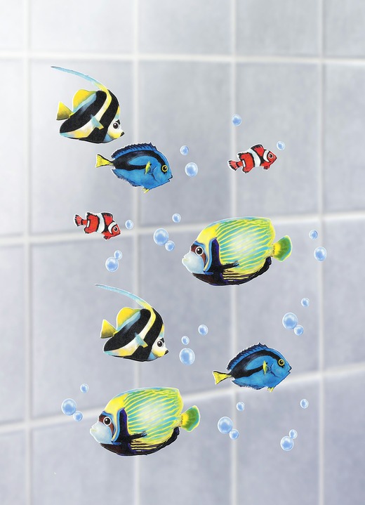 Woonaccessoires - Decoratiesticker, set van 4, in Farbe