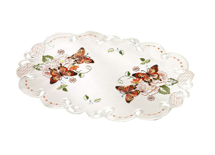 Woontextiel - Elegant vormgegeven tafel- en kamerdecoratie, in Größe 100 (kleedjes 30 x 45 cm) bis 404 (Kussensloop, 40 x 40 cm), in Farbe ROOD Ansicht 1