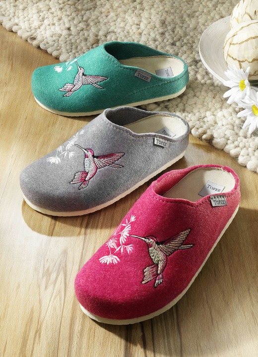 Cadeau-ideeën - Pantoffels in verschillende kleuren, in Größe 036 bis 042, in Farbe FUCHSIA