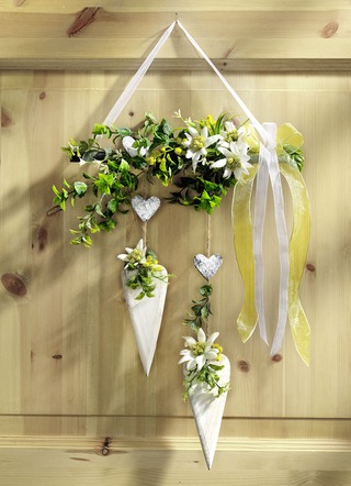 Deurhanger met edelweissbloemen