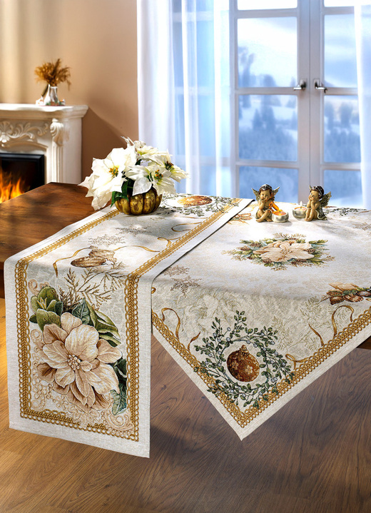 Woontextiel - Wandtapijtaccessoires van hoge kwaliteit, in Größe 100 (2 placemats, 33 x 45 cm) bis 404 (Kussensloop, 45 x 45 cm), in Farbe  Ansicht 1