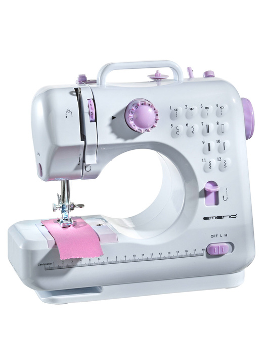 Naaimachines - Naaimachine met vrije arm, in Farbe WIT Ansicht 1
