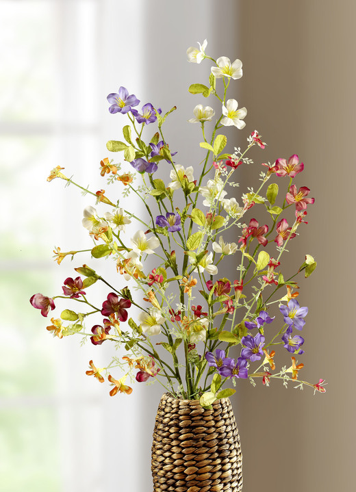 Kunst- & textielplanten - Kleurrijke bloemtak, in Farbe MULTICOLOR