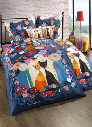 Beddengoedset met Rosina Wachtmeister-motief