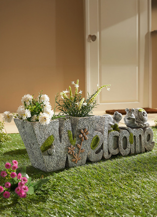 Welkom plantenpot