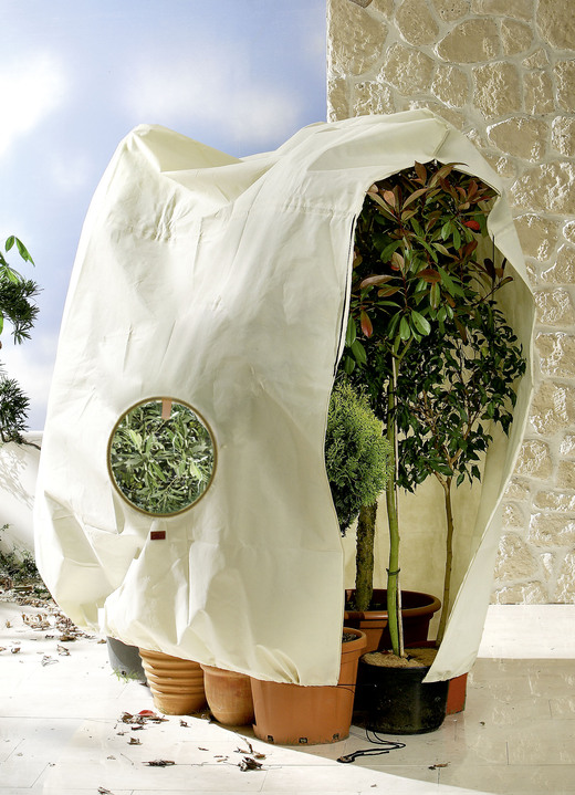 Tuingereedschap & accessoires - Robuuste plantenzak met kijkvenster, in Farbe BEIGE, in Ausführung Jumbo plantenzak Ansicht 1