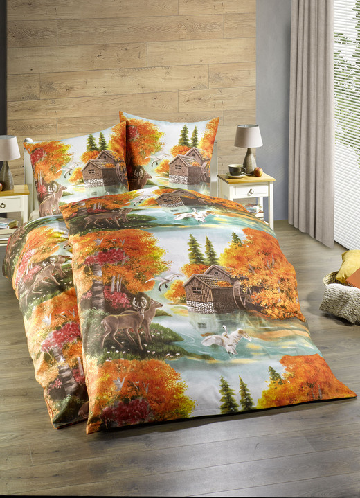 Beddengoed - Bever beddengoedset, in Größe 111 (40 x 80 cm + 135 x 200 cm) bis 412 (4-delig voordeelset), in Farbe MULTICOLOR Ansicht 1
