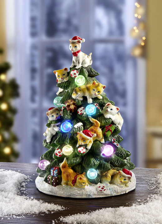- LED-kerstboom op batterijen, in Farbe GROEN