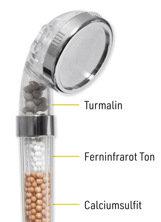 - Waterbesparende douchekop Aquadon Shower Hero, in Farbe ZILVER Ansicht 1