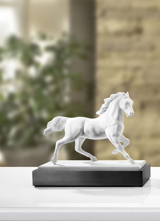 Cadeau-ideeën - Goebel paard met de hand gemaakt, in Farbe WIT, in Ausführung Paard „Gracieux” Ansicht 1