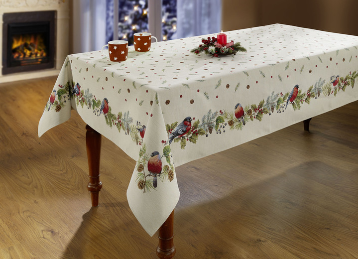 Woontextiel - Tafel- en kamerdecoratie met natuurmotieven, in Größe 110 (Tafellaken, 100 x 100 cm) bis 404 (Kussensloop, 45 x 45 cm), in Farbe MEERKLEURIG