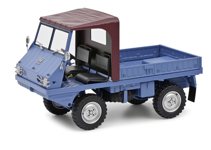 - Verzamelmodel Steyr Puch Haflinger van Schuco, in Farbe BLAUW