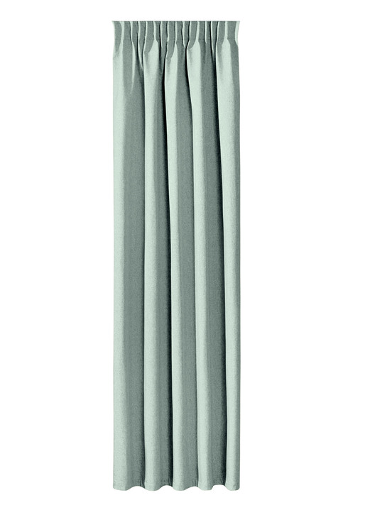 Klassiek - Energiebesparende verduisterende sjaals in linnenlook, in Größe 365 (H 145 x B 135 cm) bis 464 (H245xB270 cm), in Farbe GROEN Ansicht 1