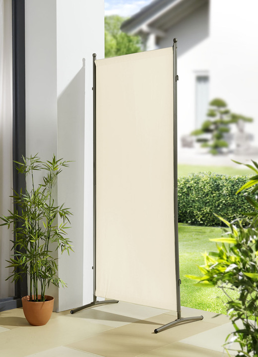 Inkijk- & zonwering - Privacy en zonwering kunnen eindeloos worden gecombineerd, in Farbe BEIGE Ansicht 1