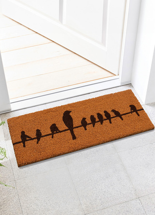 Deurmat met anti-slip rubberen achterkant