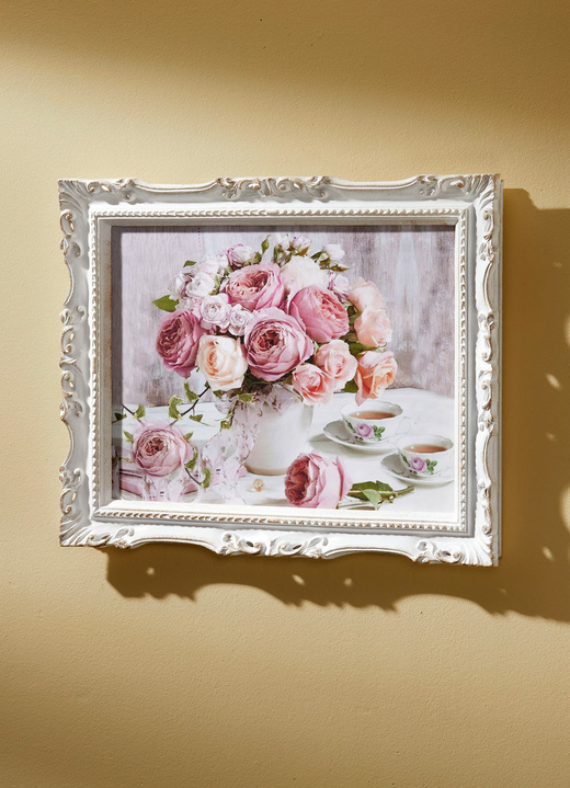 Schilderijen - Shabby chique muurschildering, in Farbe CRÈME