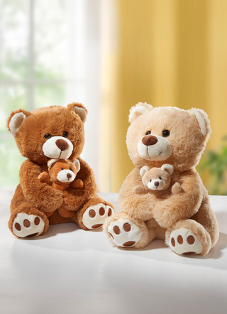 Pluche teddybeer, set van 2