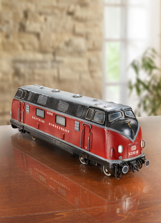Collectors item - Diesellocomotief V200, in Farbe ZWART-ROOD