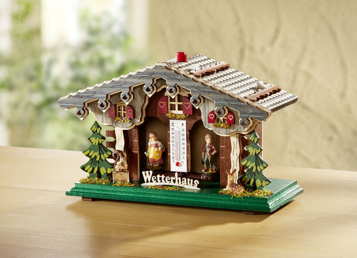 Cadeau-ideeën - Weerhuis met thermometer, in Farbe MULTICOLOR Ansicht 1