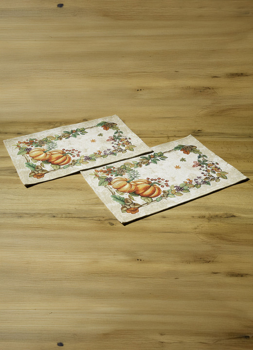 Decoratiekussens & slopen - Tafel- en kamerdecoratie, in Größe 100 (2 placemats, 33/45 cm) bis 404 (Kussensloop, 45/45 cm), in Farbe BUNT Ansicht 1
