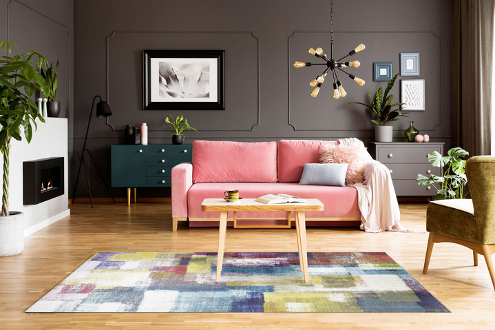 Modern - Kleurrijke bruggen en tapijten, in Größe 113 (vloerkleed, 80 x 150 cm) bis 282 (Tapijt, 200 x 290 cm), in Farbe MULTI Ansicht 1