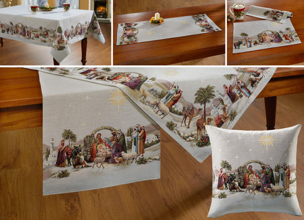 Tafel- en kamerdecoratie van gobelin
