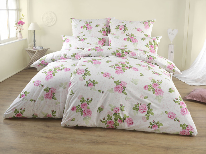 - Beddengoedset van 100% katoen, in Größe 111 (40 x 80 cm + 135 x 200 cm) bis 115 (80 x 80 cm + 155 x 220 cm), in Farbe MULTICOLOR Ansicht 1