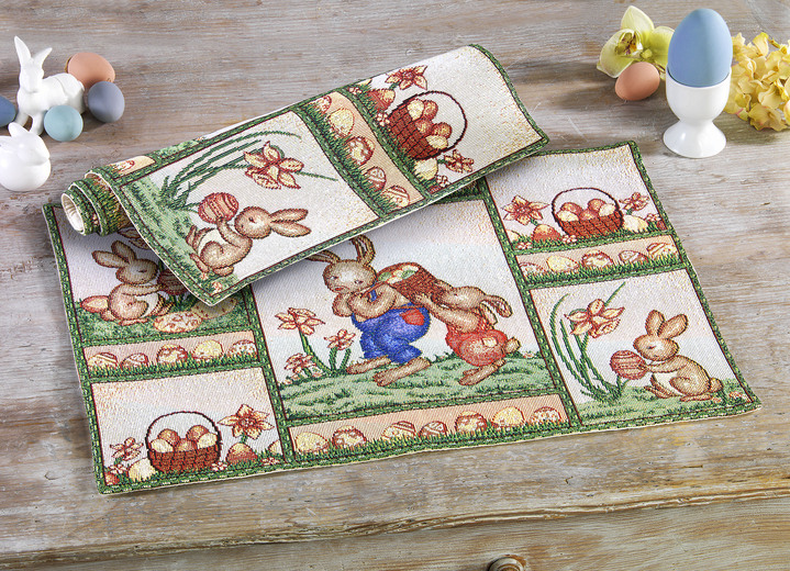 Tafellakens - Gobelin placemat, 2 stuks, in Farbe BUNT Ansicht 1