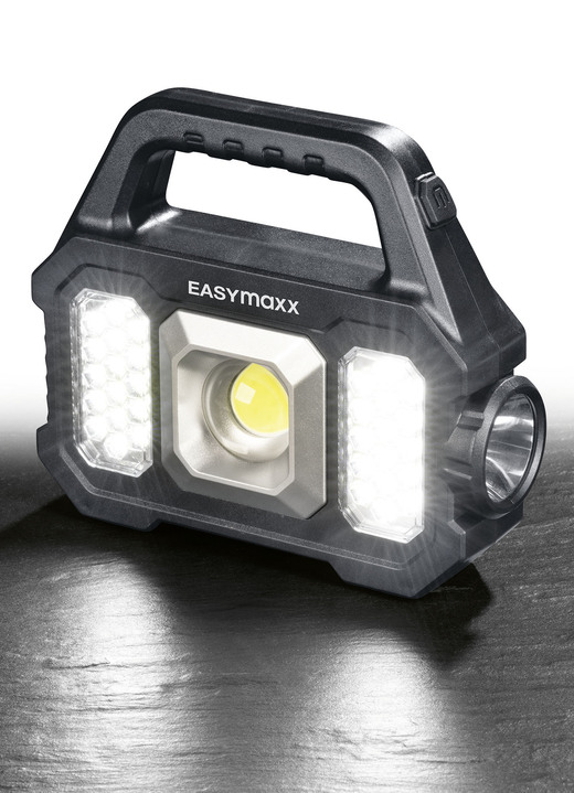 - Werklamp op zonne-energie van EASYmaxx, in Farbe ZWART Ansicht 1