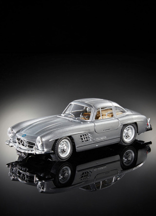 Mercedes-Benz 300SL als metalen spuitgietmodel