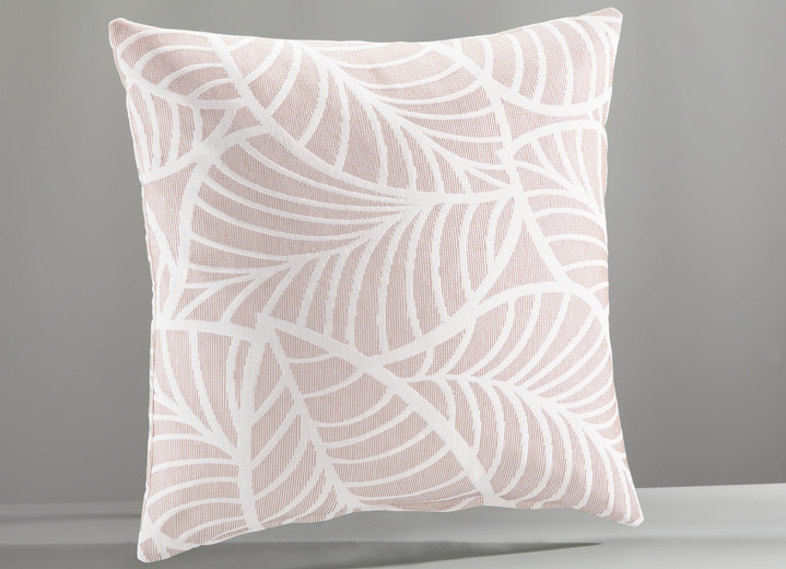 Spreien - Sprei en kussenhoezen met natuurlijke bladmotieven, in Größe 873 (eenpersoonsbed, 135 x 210 cm) bis 924 (kussensloop, 40 x 80 cm), in Farbe ROSA Ansicht 1