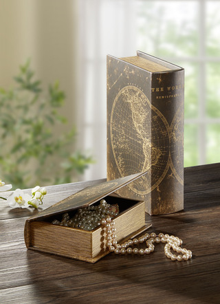 Opbergdoos voor boeken, set van 2