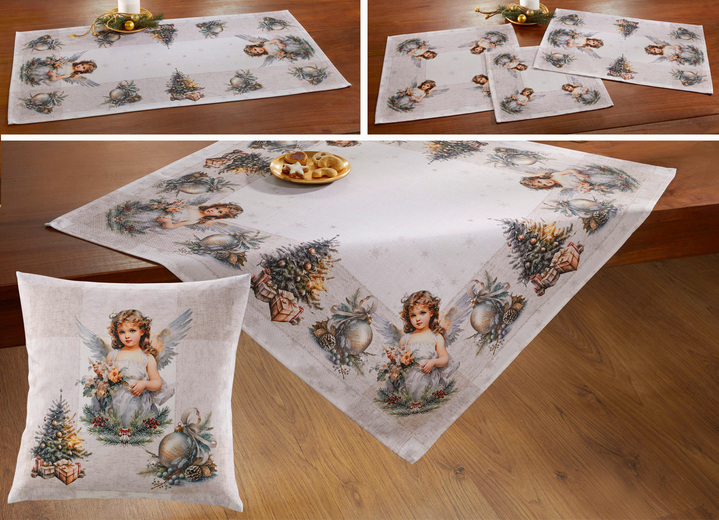 Woontextiel - Tafelkleed, in Größe 101 (Kleedje, 35 x 50 cm) bis 404 (Kussensloop, 40 x 40 cm), in Farbe BUNT Ansicht 1