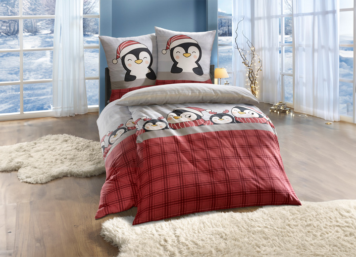 - Fijn vlas beddengoedset - Fijn vlas beddengoedset, in Größe 112 (80 x 80 cm + 135 x 200 cm) bis 115 (80 x 80 cm + 155 x 220 cm), in Farbe KLEURRIJK
