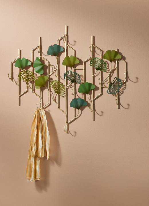 Schilderijen - Wanddecoratie “Ginkgo”, in Farbe GOLD-GRÜN