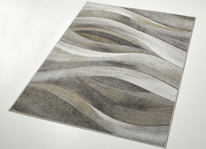 Modern - Moderne bruggen en tapijten, in Größe 111 (Brug, 60 x 110 cm) bis 282 (Tapijt, 200 x 290 cm), in Farbe GRAU Ansicht 1