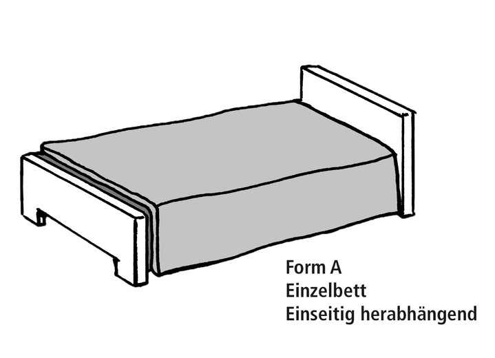 Spreien - Luxueus gewatteerde sprei met lintrand, in Größe 873 (eenpersoonsbed, 135 x 210 cm) bis 920 (2 kussenslopen, 40 x 40 cm), in Farbe GRIJS-WIT Ansicht 1