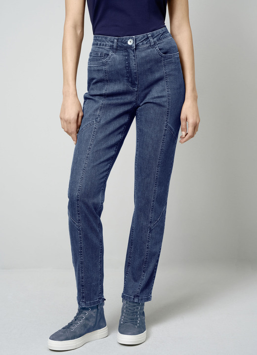 Broeken - Jeans, in Größe 019 bis 052, in Farbe BLAUW