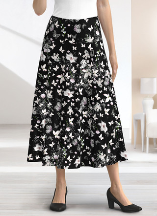 Rok met figuurflatterend juk