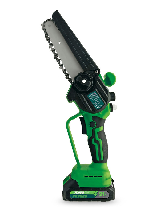 Tuinonderhoud - Hammersmith Pocket Saw Pro snoerloze mini-kettingzaag, in Farbe SCHWARZ-GRÜN Ansicht 1