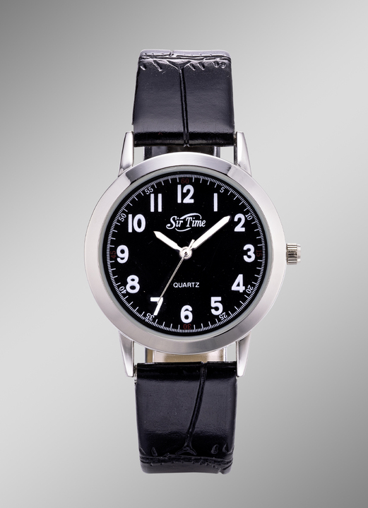Partnerhorloges - Quartz partnerhorloge van Sir Time, in Farbe , in Ausführung Dameshorloge Ansicht 1