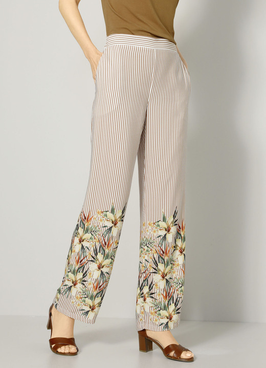 Broeken - Broek met formeel ontwerp, in Größe 019 bis 052, in Farbe MULTICOLOR