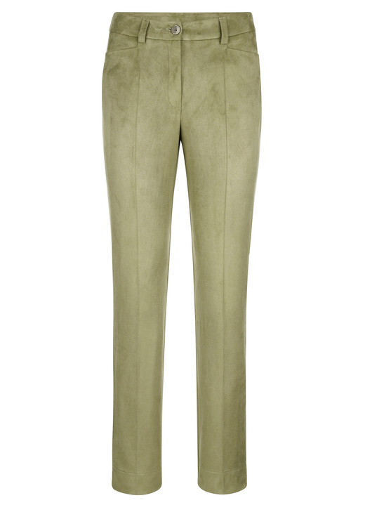 Broeken - Broek van 7/8 lengte, in Größe 019 bis 052, in Farbe OLIV Ansicht 1
